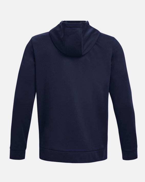 เสื้อฮู้ดซิปเต็มตัว Armour Fleece® สำหรับผู้ชาย in Blue image number 10